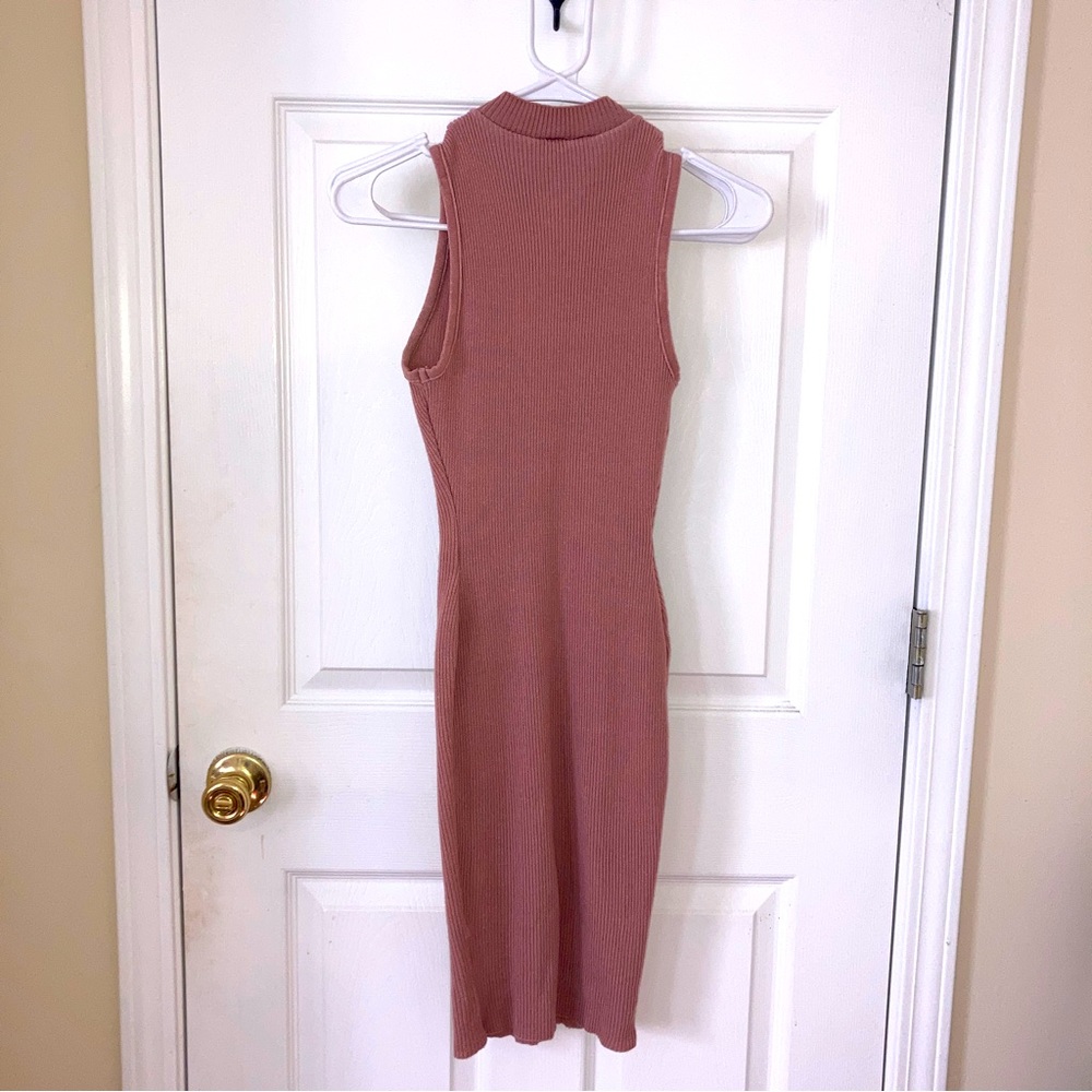 FashionNova Pink Sleeveless Sweater Dress - Picture 3 of 5